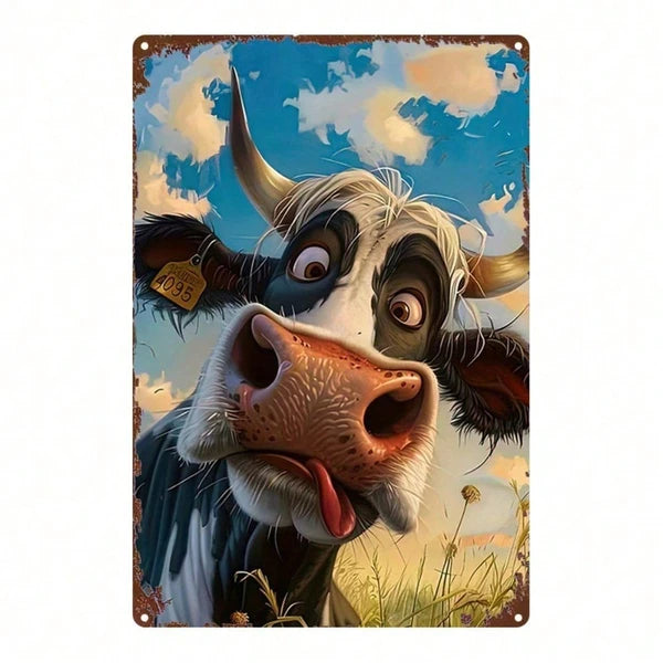 Metal Tin Sign Wall Decoration - 20cm x 20cm