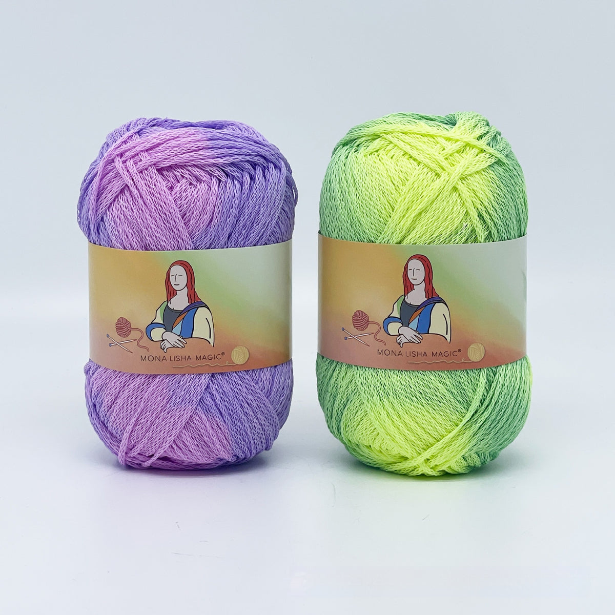Cotton Wool Ball - Handmade Cotton Yarn for Weaving and Crafts - Green 10g