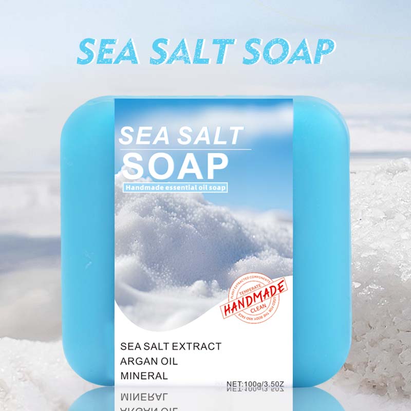 Sea Salt Essential Oil Soap 100g Natural Body Care Bar