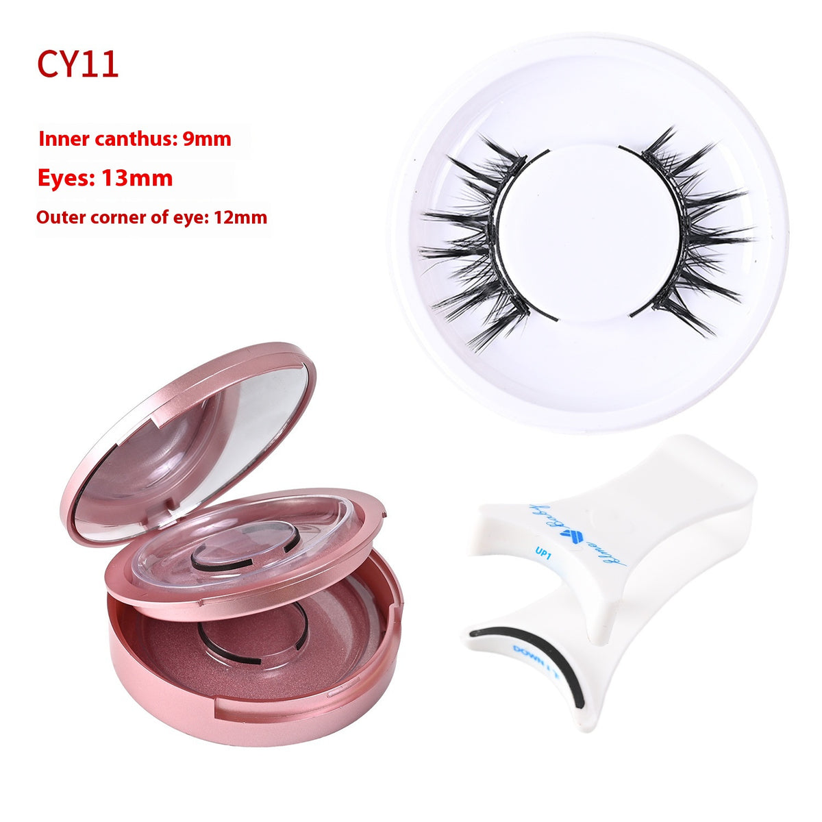Magnetic Glue-Free False Eyelashes - Natural Look, Long-Lasting, Collection Use