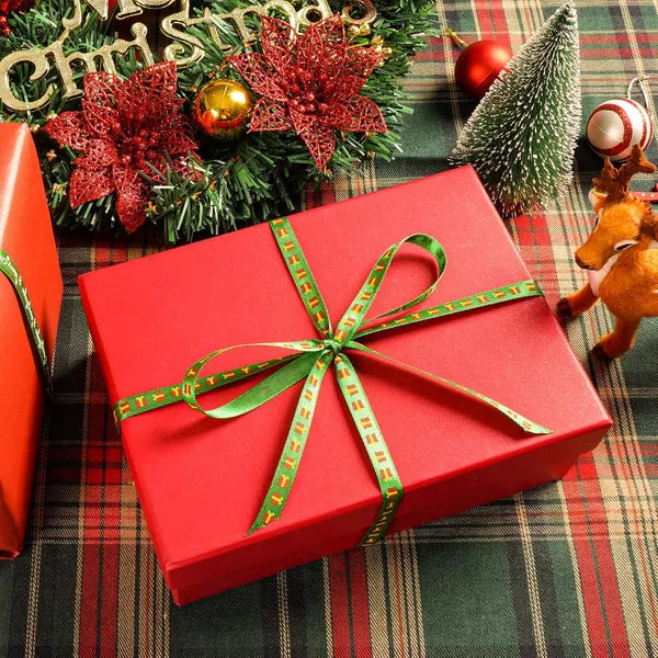 Christmas Grosgrain Ribbon - 20 Rolls, 100 Yards, 3/8 Inch
