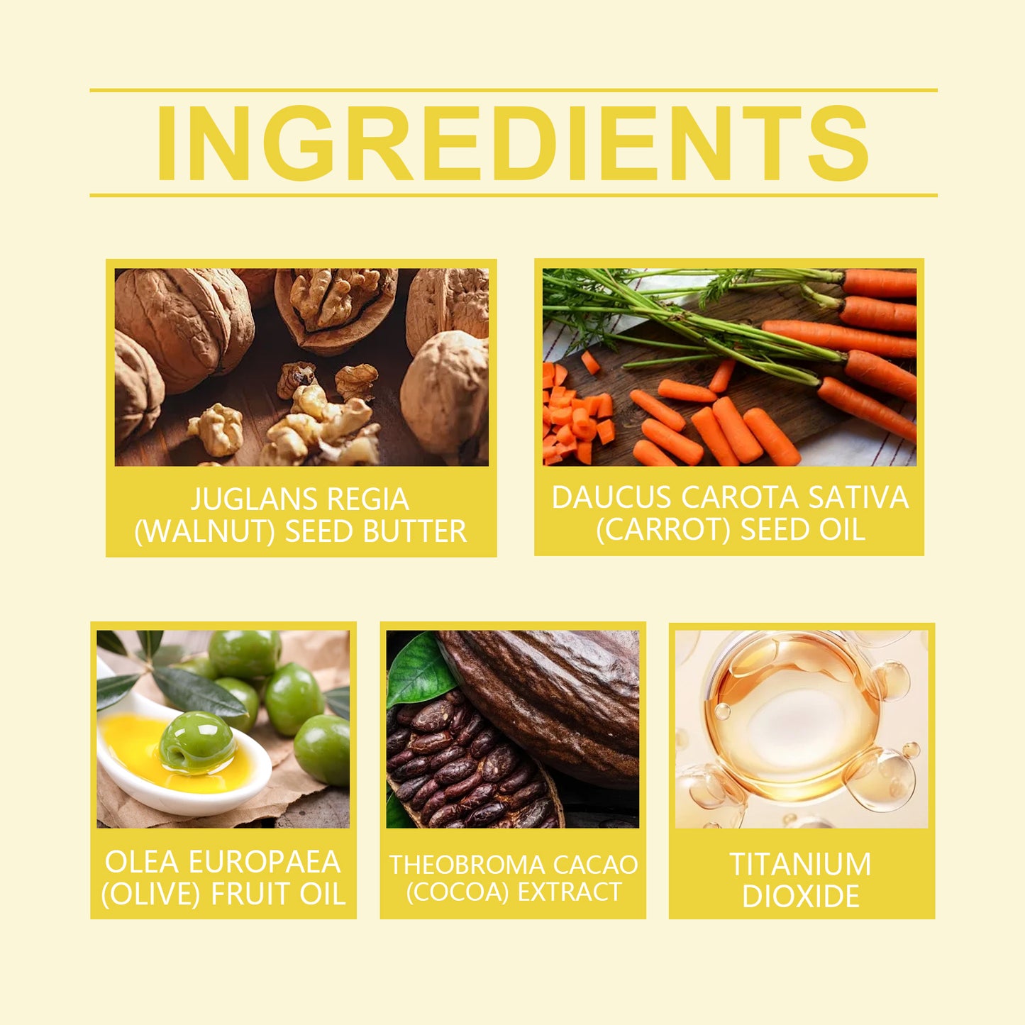 Natural Tanning Accelerator Cream with Carrot and Olive Oil - 30g