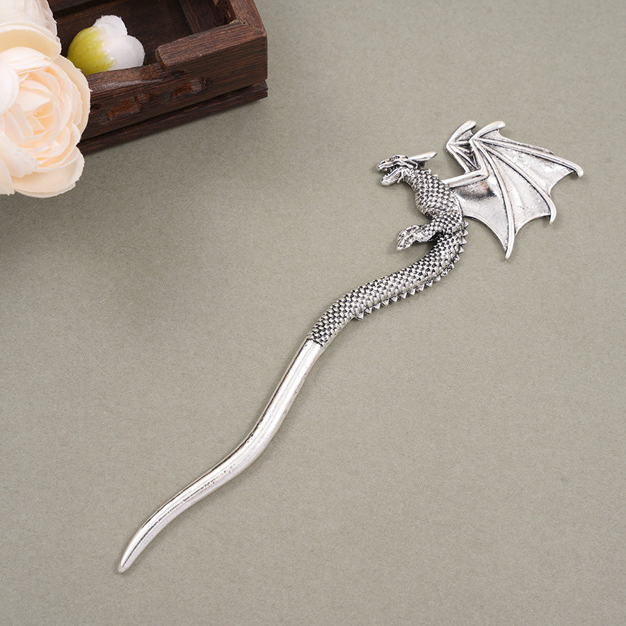 Retro European & American Style Hairpin - Omahawk, Sickle, Sword, Flying Dragon