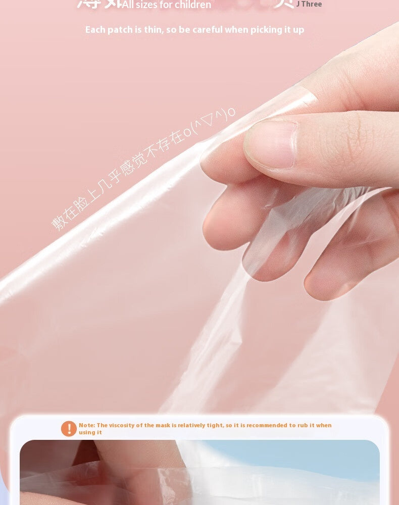 Disposable Facial Mask Sheet Hydrating Skin Care 100 Pieces