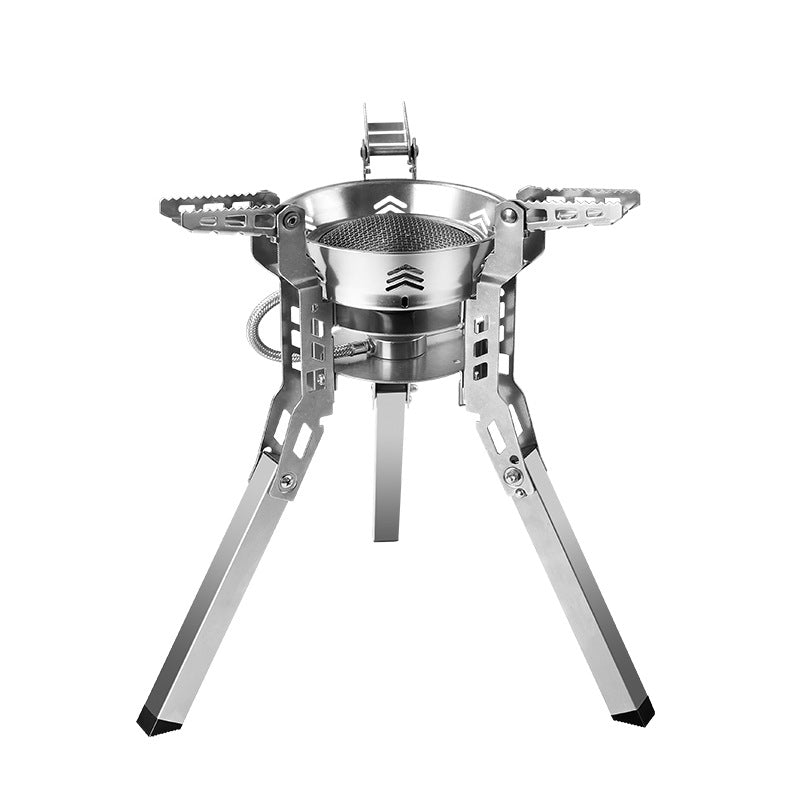 Large Gas Stove Head for Outdoor Cooking - Stainless Steel, 3800W