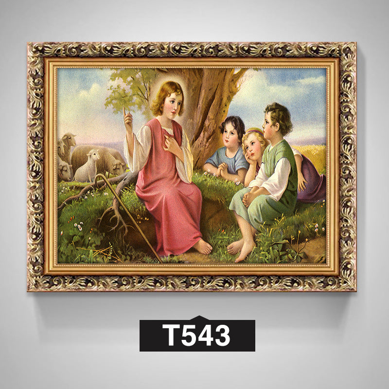 European Style Canvas Oil Painting for Living Room Bedroom Dining Room Wall Decor