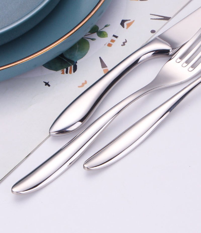 Luxury Vintage Kitchen Knife Set - Thickened Stainless Steel Cutlery