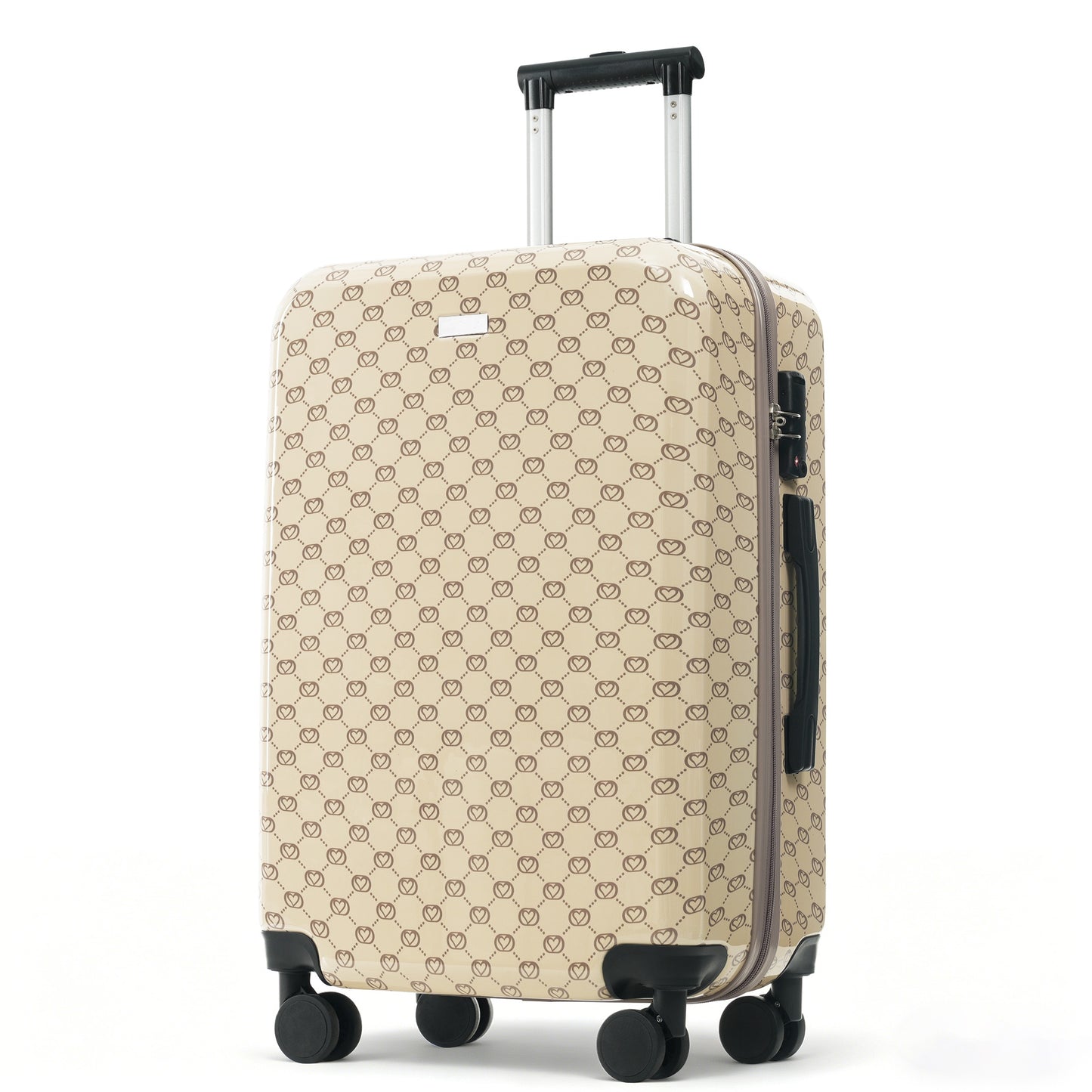 5-Piece Hardside Luggage Set with TSA Lock - Khaki