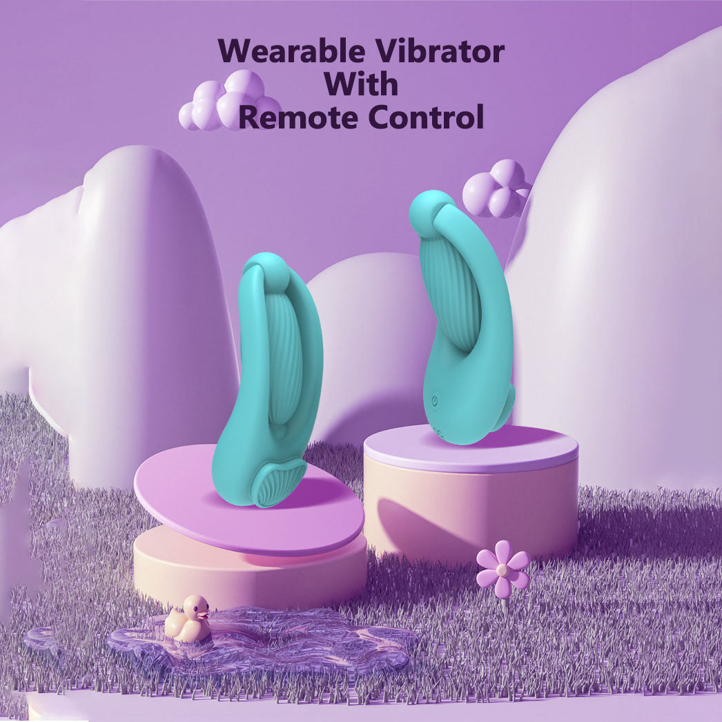 Portable G-Spot Vibrator with Adjustable Vibration - Blue