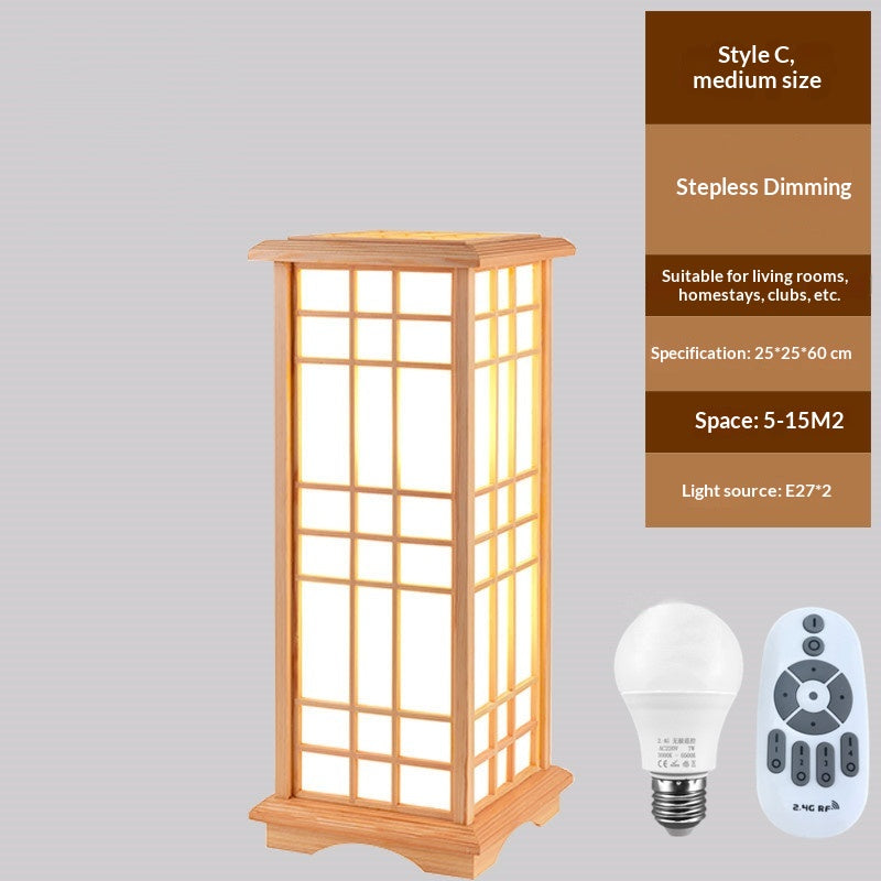 Chinese-Style Bamboo Lamp for Living Room Home Decor