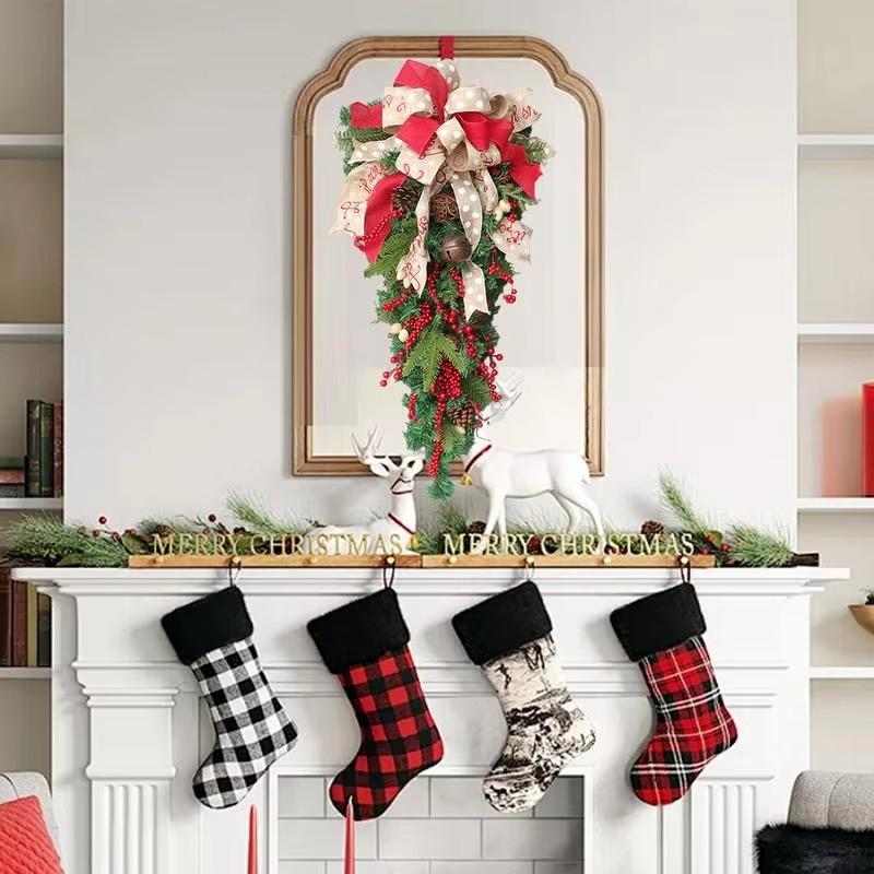 1PC Christmas Door Hanging Decoration - Holiday Accessory