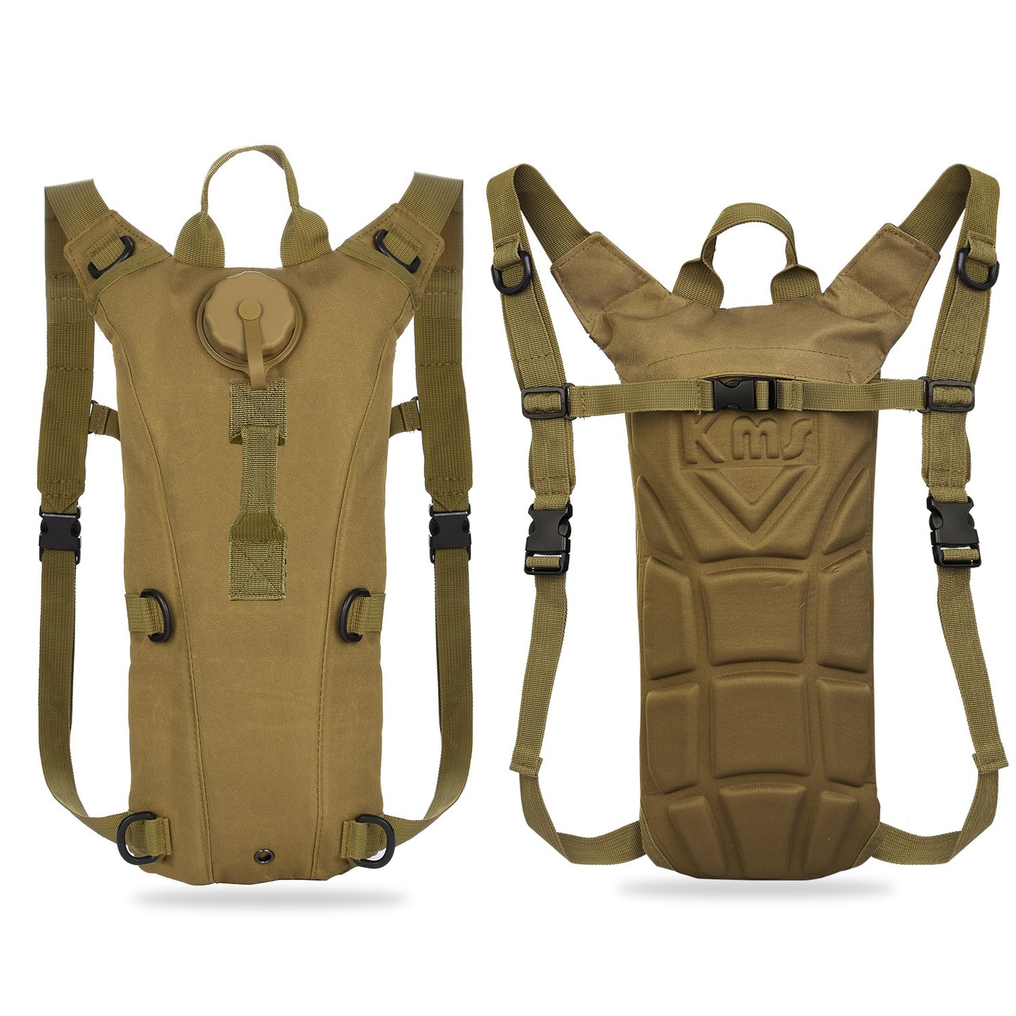 3L Tactical Hydration Pack - Adjustable Water Backpack for Hiking & Cycling