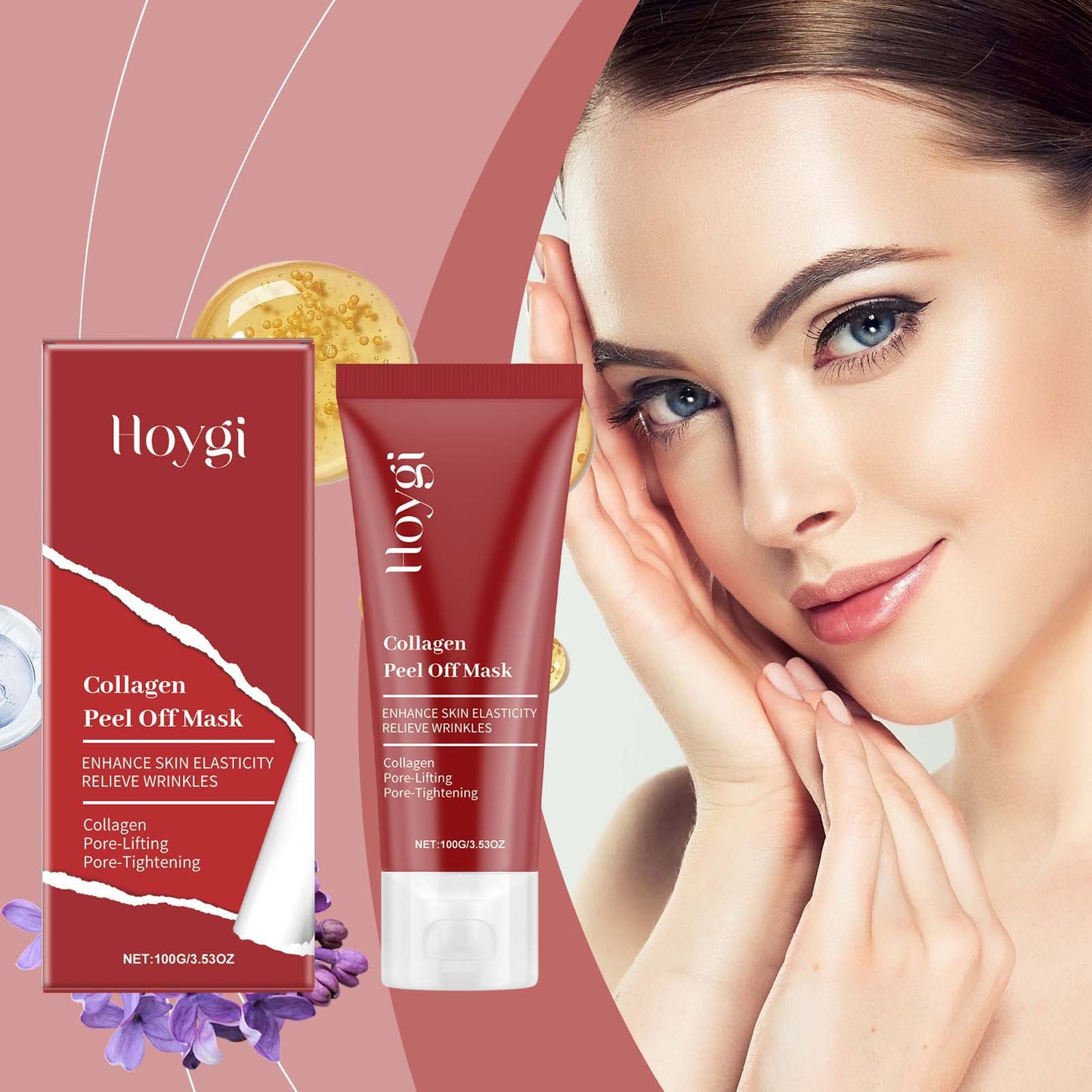 Hydrating Collagen Facial Mask for Skin Moisturization 100g