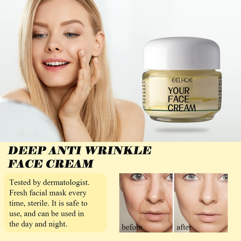 Anti-Wrinkle Face Cream for Fine Lines & Brightening - 30g
