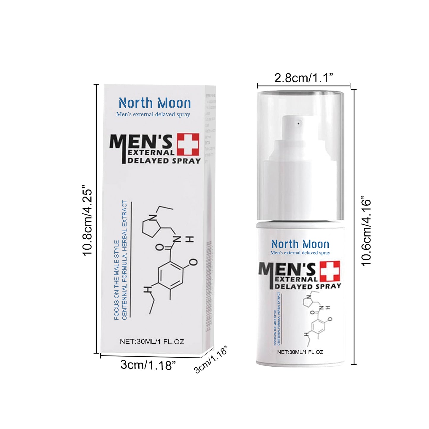 Men's Intimate Delay Spray - 30ml Natural Formula for Enhanced Endurance
