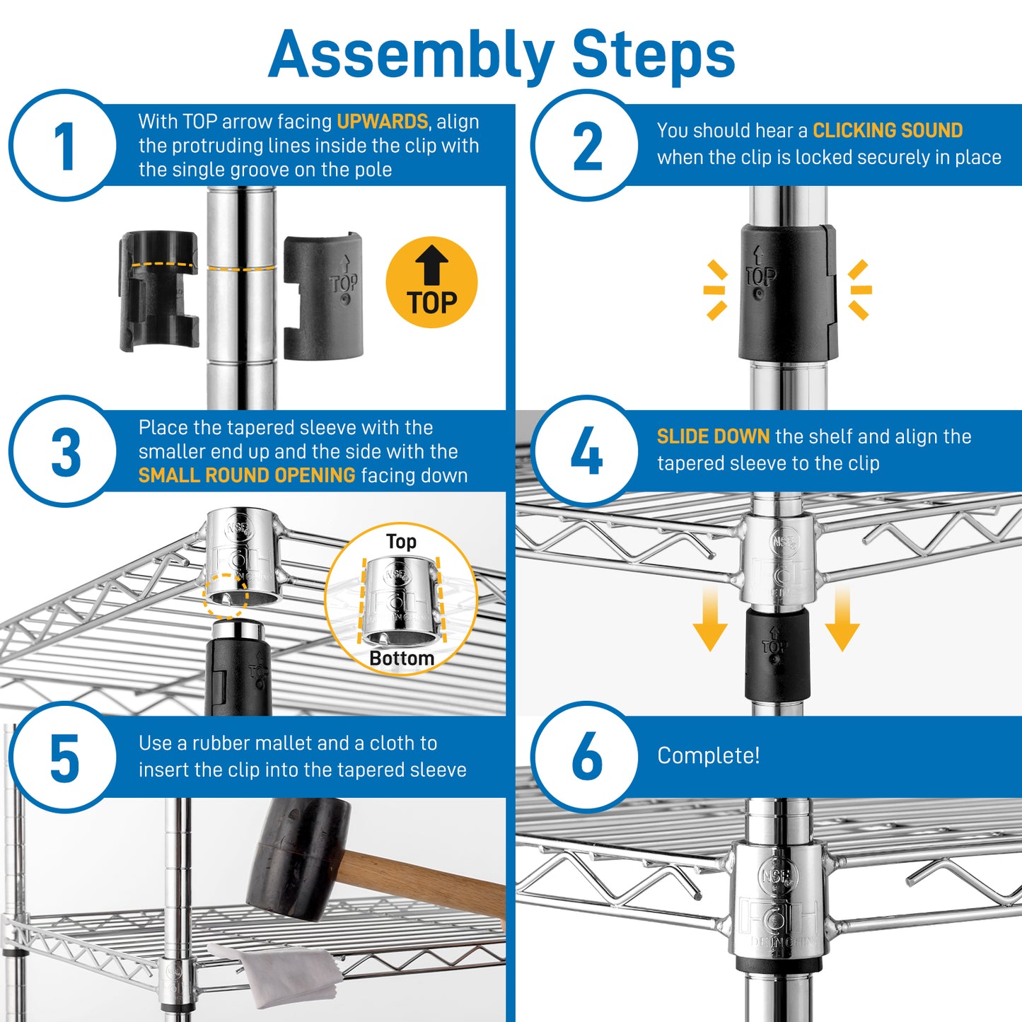 Five Layer - Metal Storage Rack