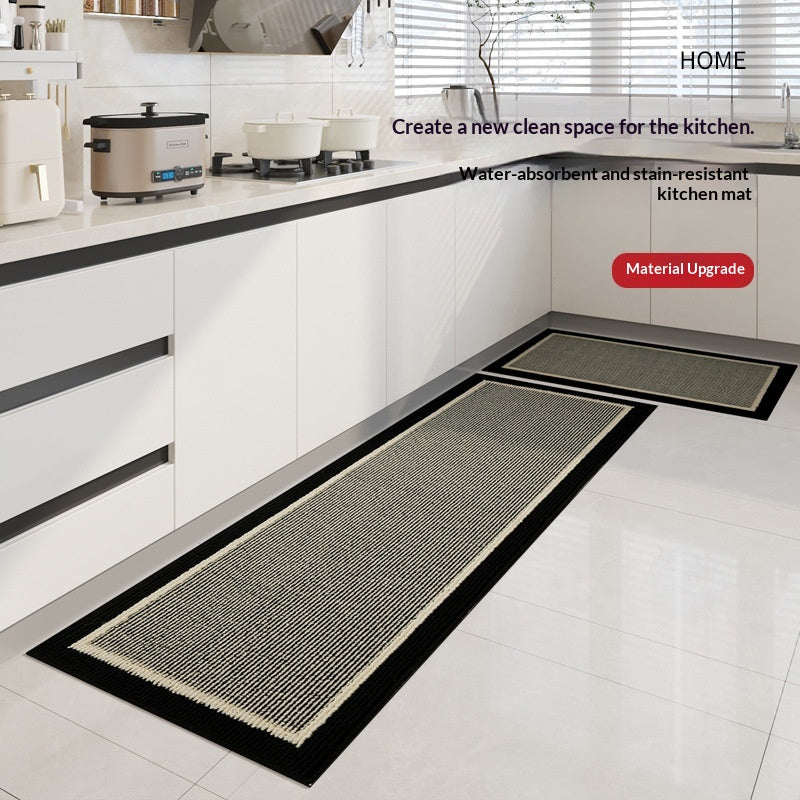 Water-Absorbent Non-Slip Waterproof Floor Mat for Kitchen and Home
