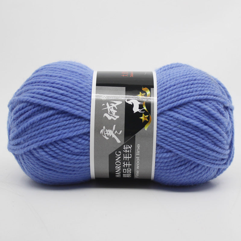 Thick Knitting Yarn Ball for Self-Woven Crafts - Cashmere Wool Material Kit