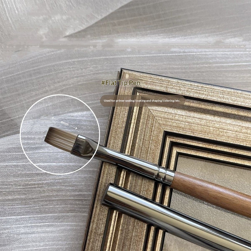 Wooden Nail Art Pen Set for Precise Nail Design and Detailing