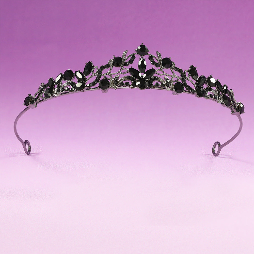 Diamond Crown Hairband - Rhinestone Tiara Headpiece