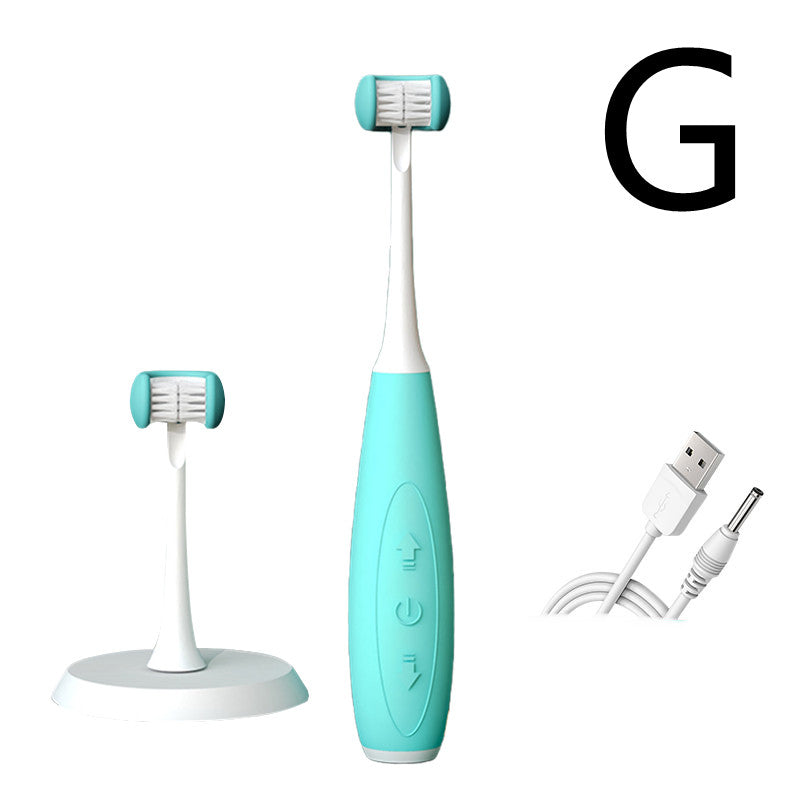 Portable Electric Travel U-Shaped Toothbrush for Adults & Kids