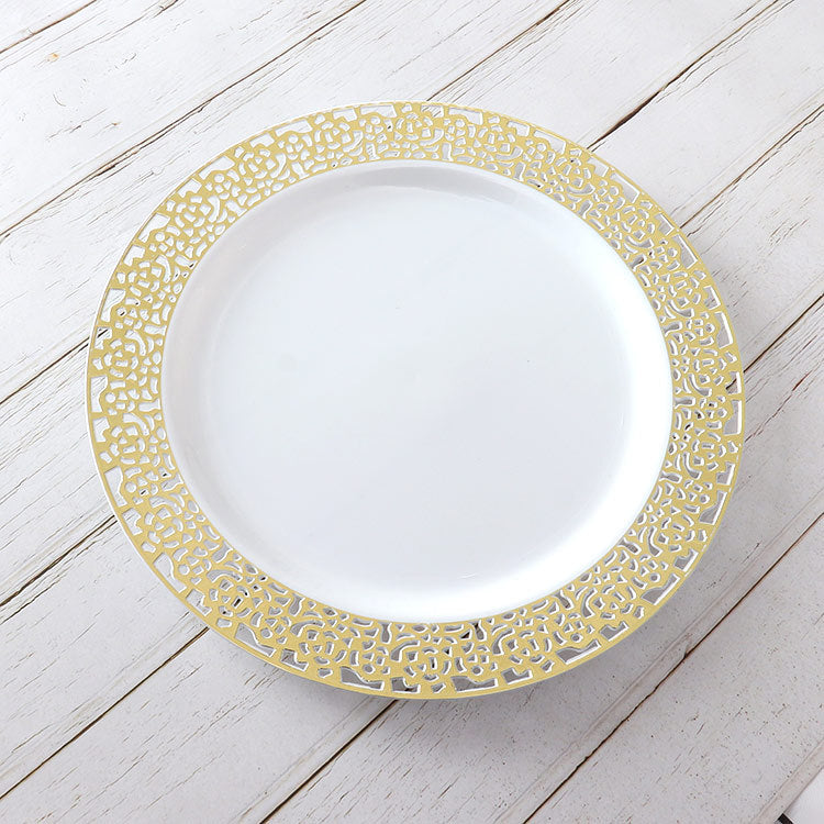Disposable Plastic Serving Tray for Birthday Party and Picnic, Multiple Styles & Sizes