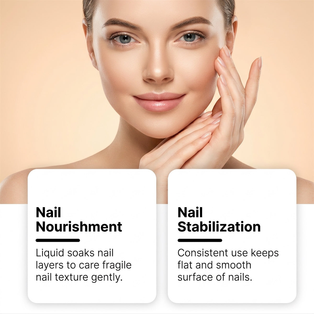 Nail Care Serum 10ml Nourishes Brightens Nails with Vitamin E & Natural Oils