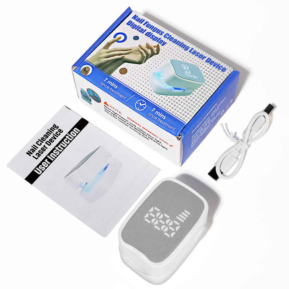 LED Nail Treatment Device for Discolored & Thickened Nails - White