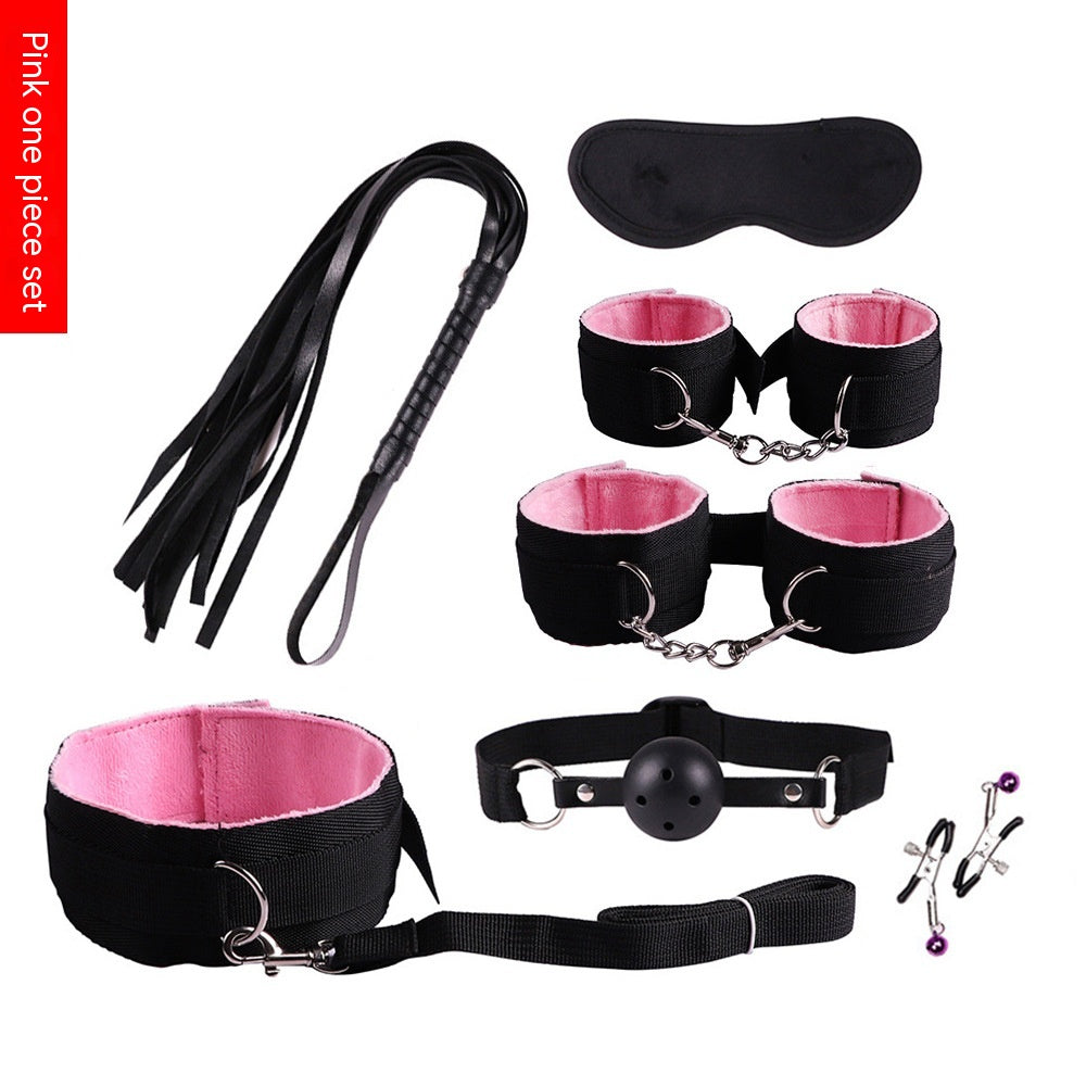 Adult Bondage Nylon Leather Suit Set - Multiple Variants