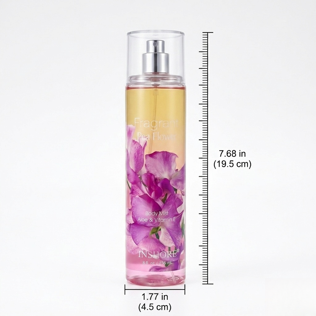 Fragrance Body Mist - 8 Fl. Oz. Hydrating Scented Spray with Aloe & Vitamin E