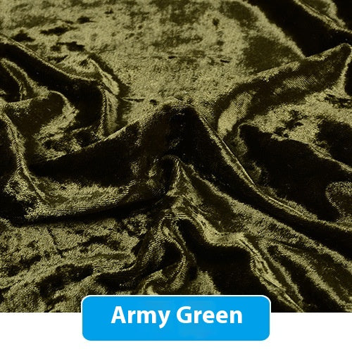 Multicolor Stretch Diamond Velvet Fabric for Craft & Upholstery - 1m, 150D