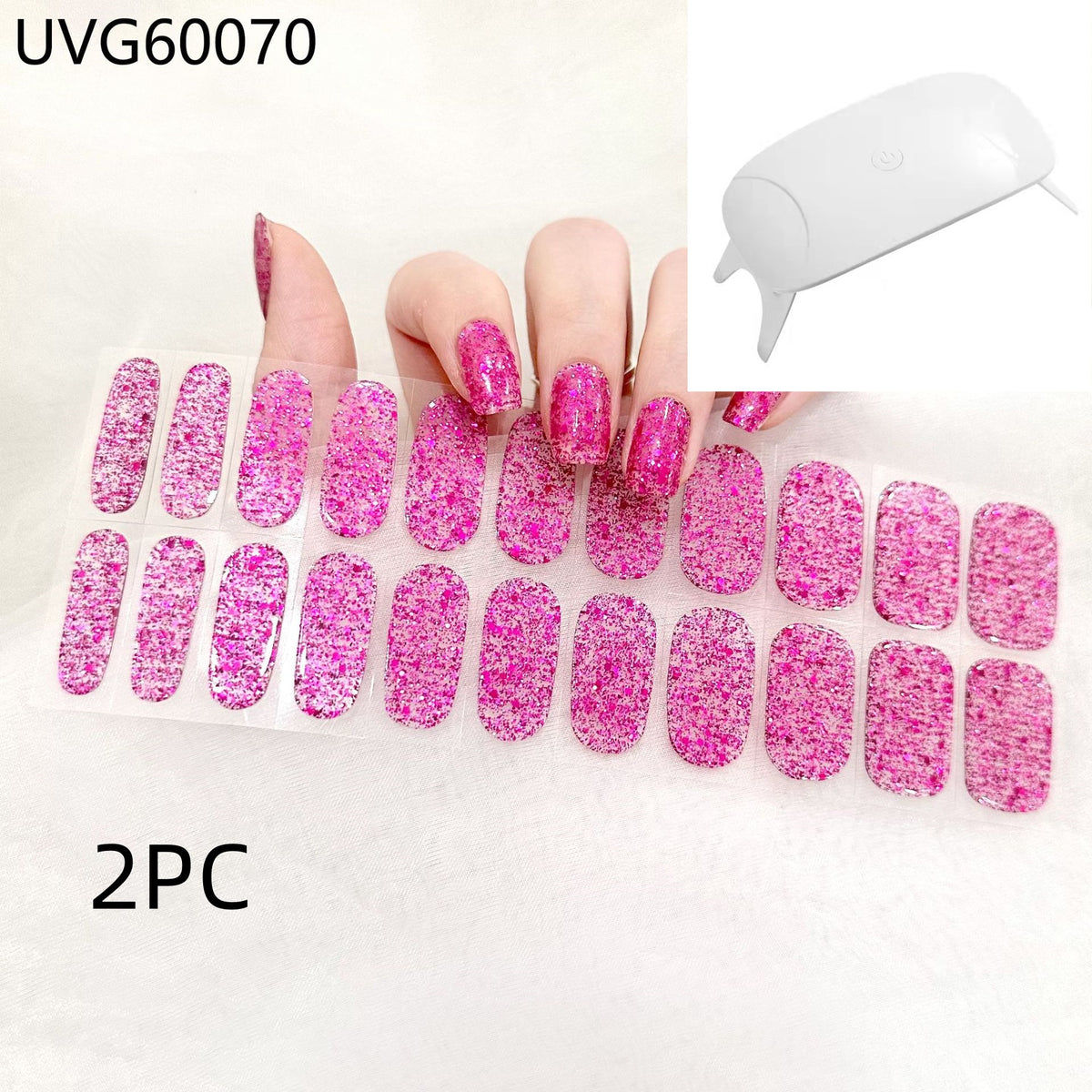 Mini UV Nail Lamp Curing Light for Nail Art Kit - Multiple Styles