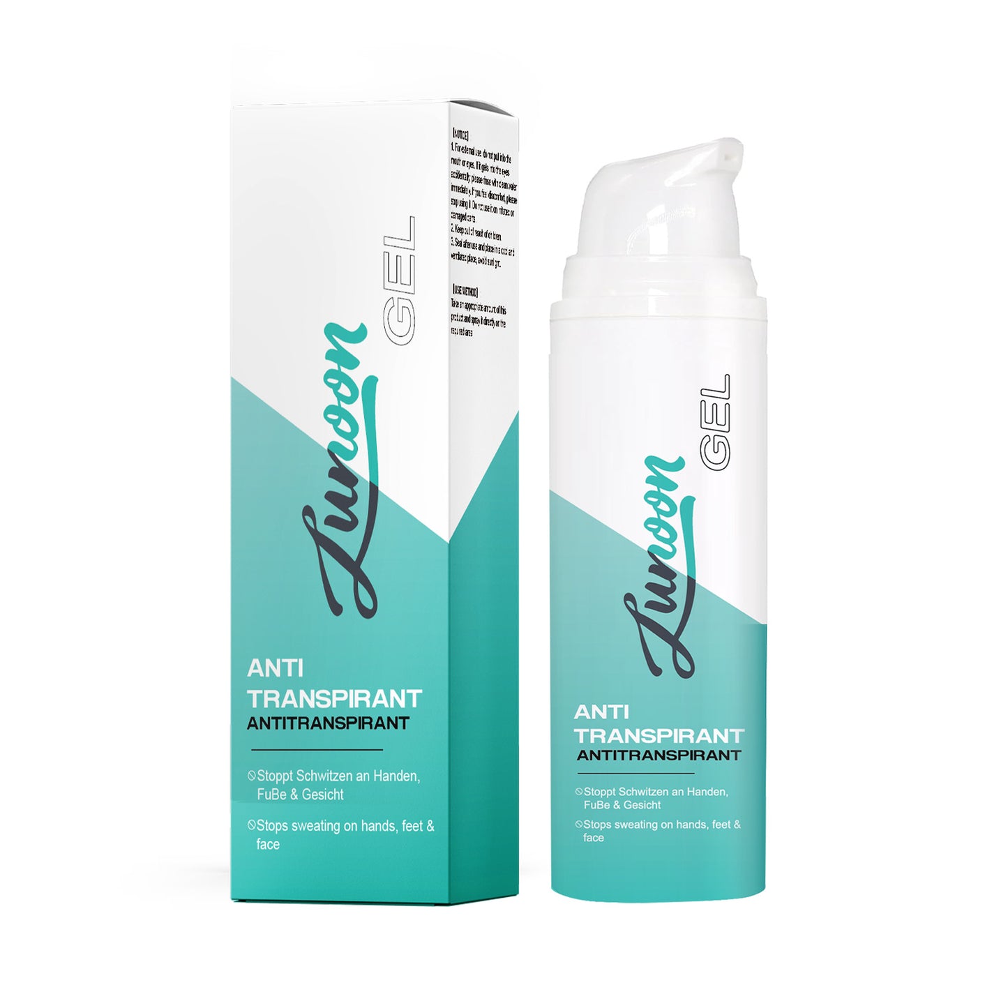 Antiperspirant Lotion and Spray Set - Herbal Fragrance, Multiple Sizes