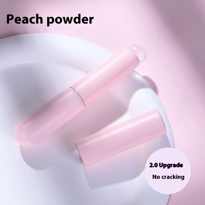 Portable Silicone Lip Brush with Lid - Travel Makeup Tool for Lips