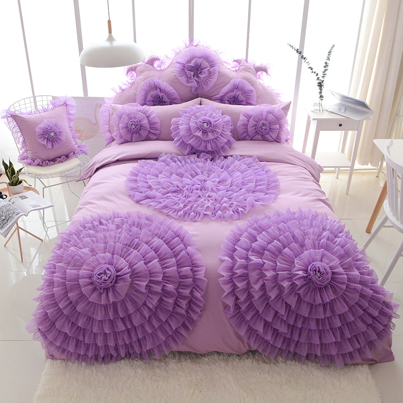 Cotton Princess Wind Bed Skirt - Multiple Sizes & Styles