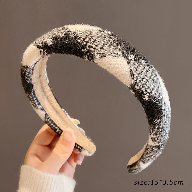 Retro Plush Hair Band for Women