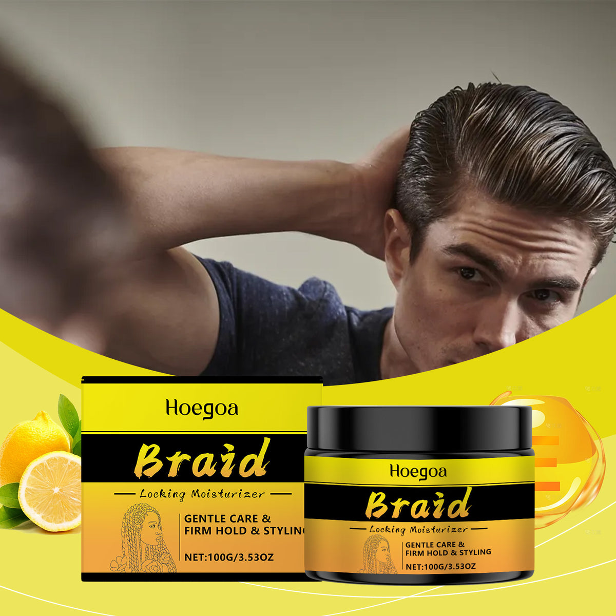 Matte Long-lasting Fluffy Shaping Moisturizing Fragrance Natural Hair