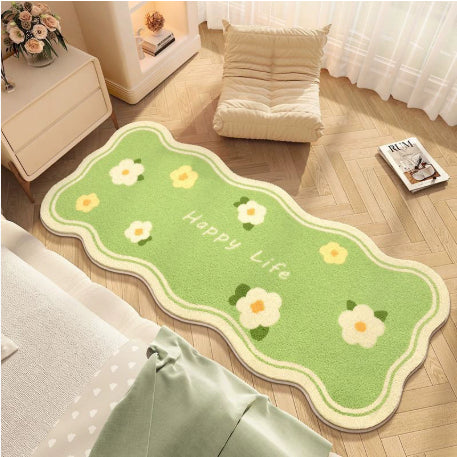 Flower Shaped Cashmere Bedside Blanket - Soft, Skin-Friendly Home Decor