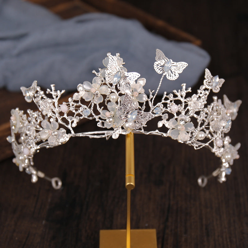 Handmade Crystal Crown Hair Band