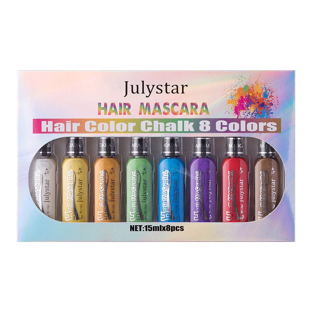 Waterproof Multi-Color Mascara Set - Long-Lasting Eye Makeup with Brush