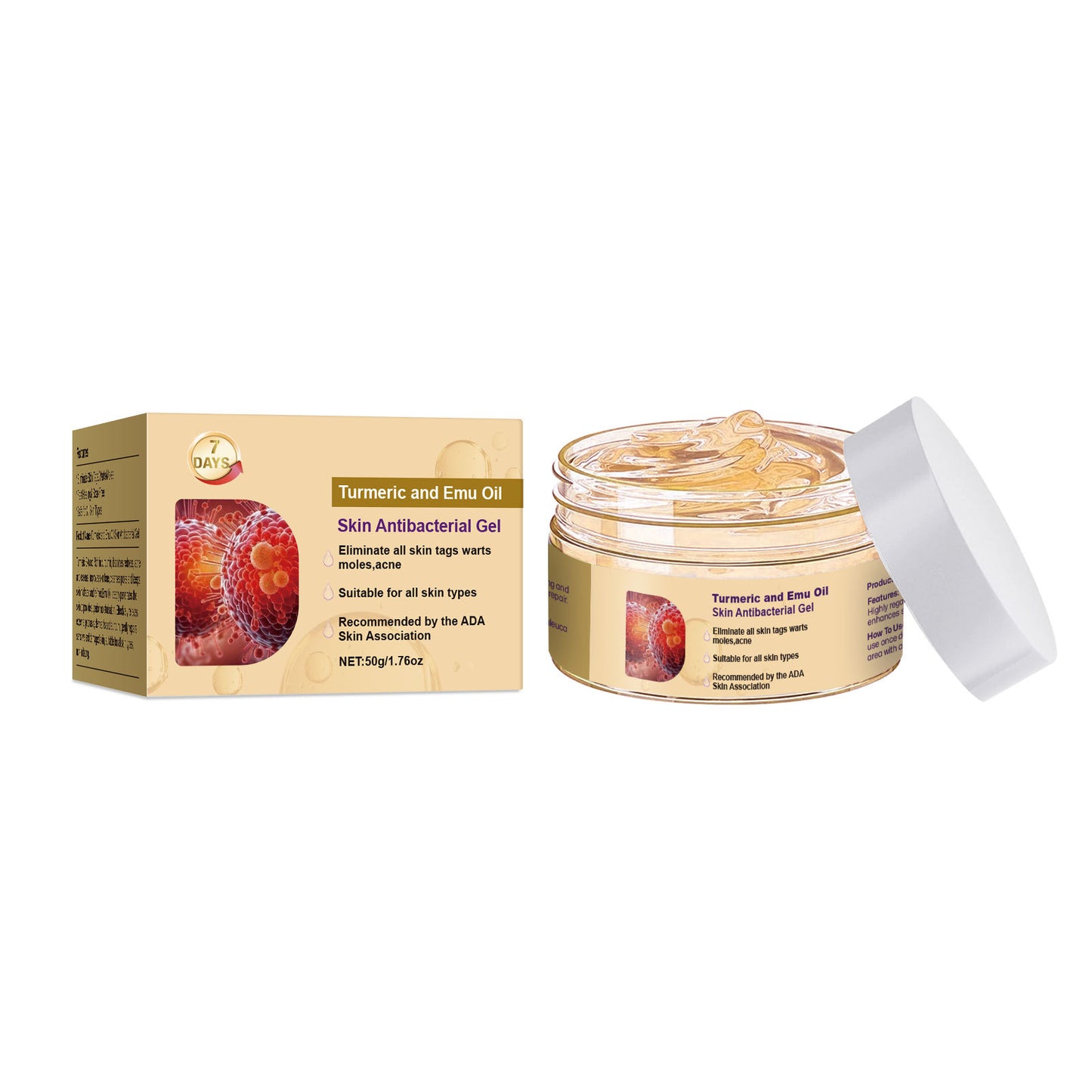 Turmeric Neck & Body Cream - Soothing Hydrating Skin Care 50g