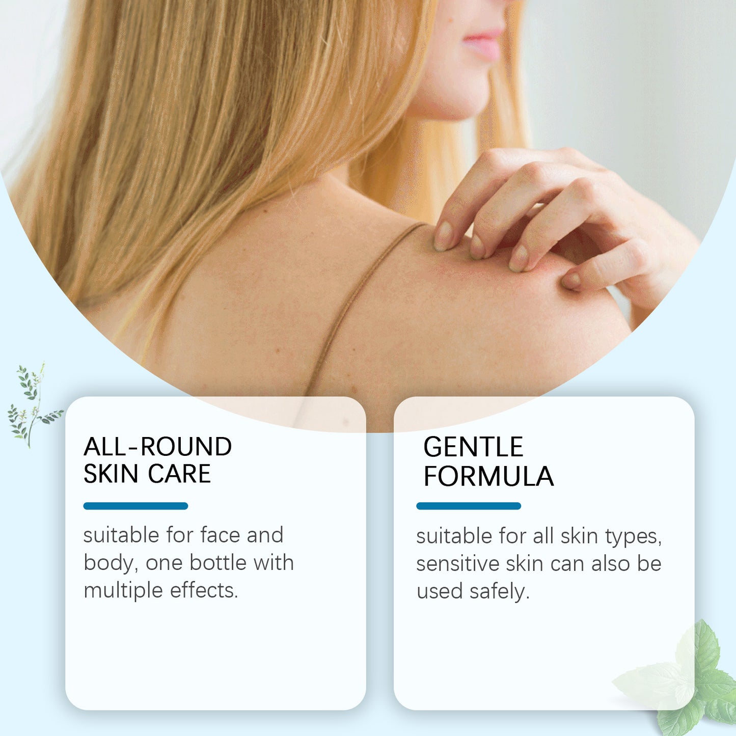 Herbal Skin Repair Cream - Soothing Moisturizer for Face and Body