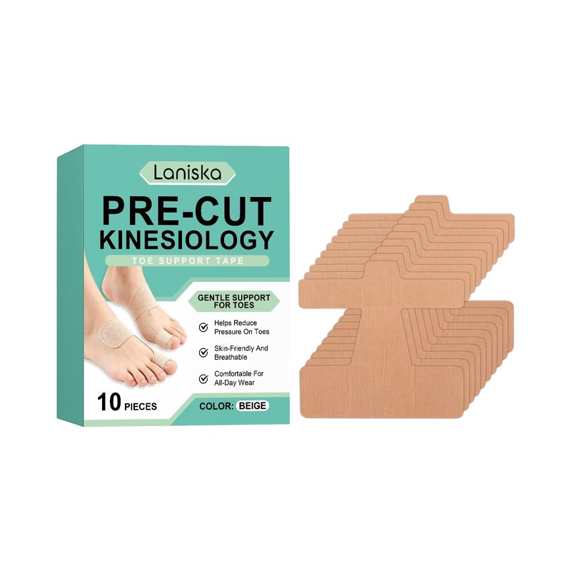 Pre-Cut Toe Support Patch 10 Pieces for Foot Care & Comfort