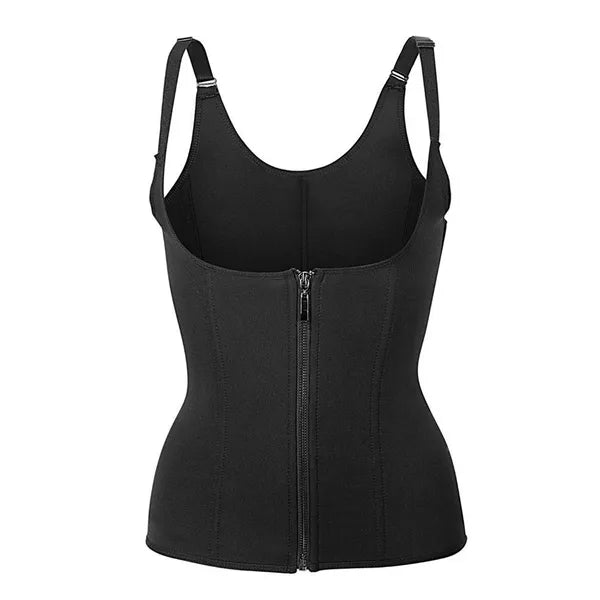Zippered Waist Trainer Corset for Tummy Control & Support