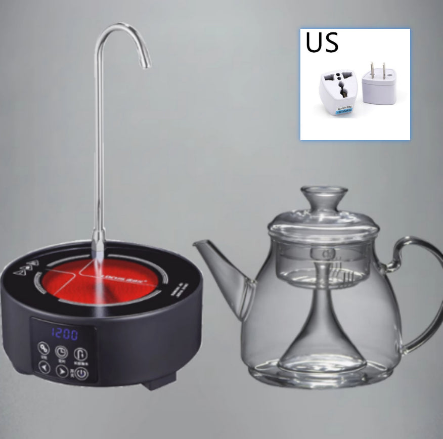 Large Capacity Glass Steam Teapot for Home Brewing - 1.5L