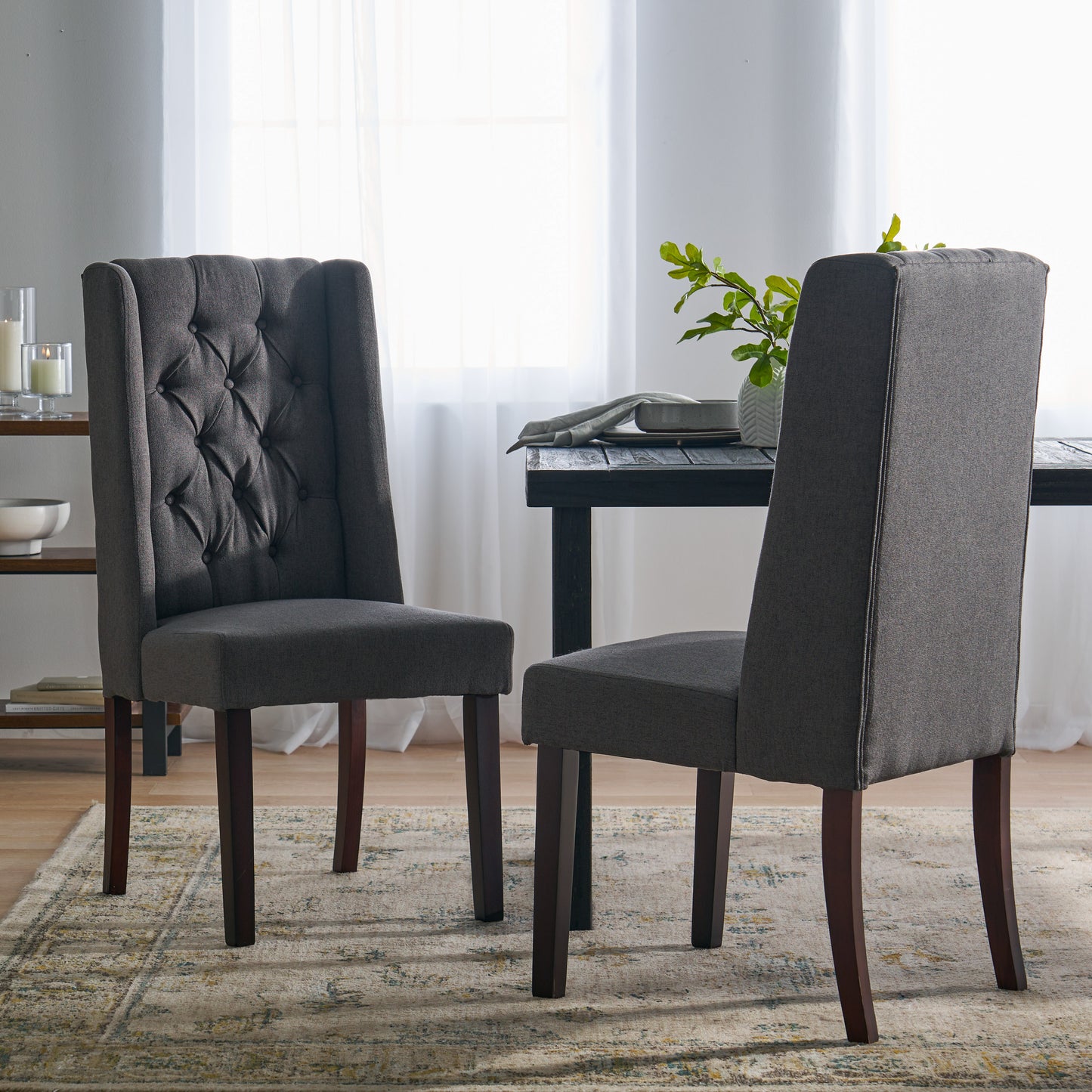 DINING CHAIR SET OF 2 PCS