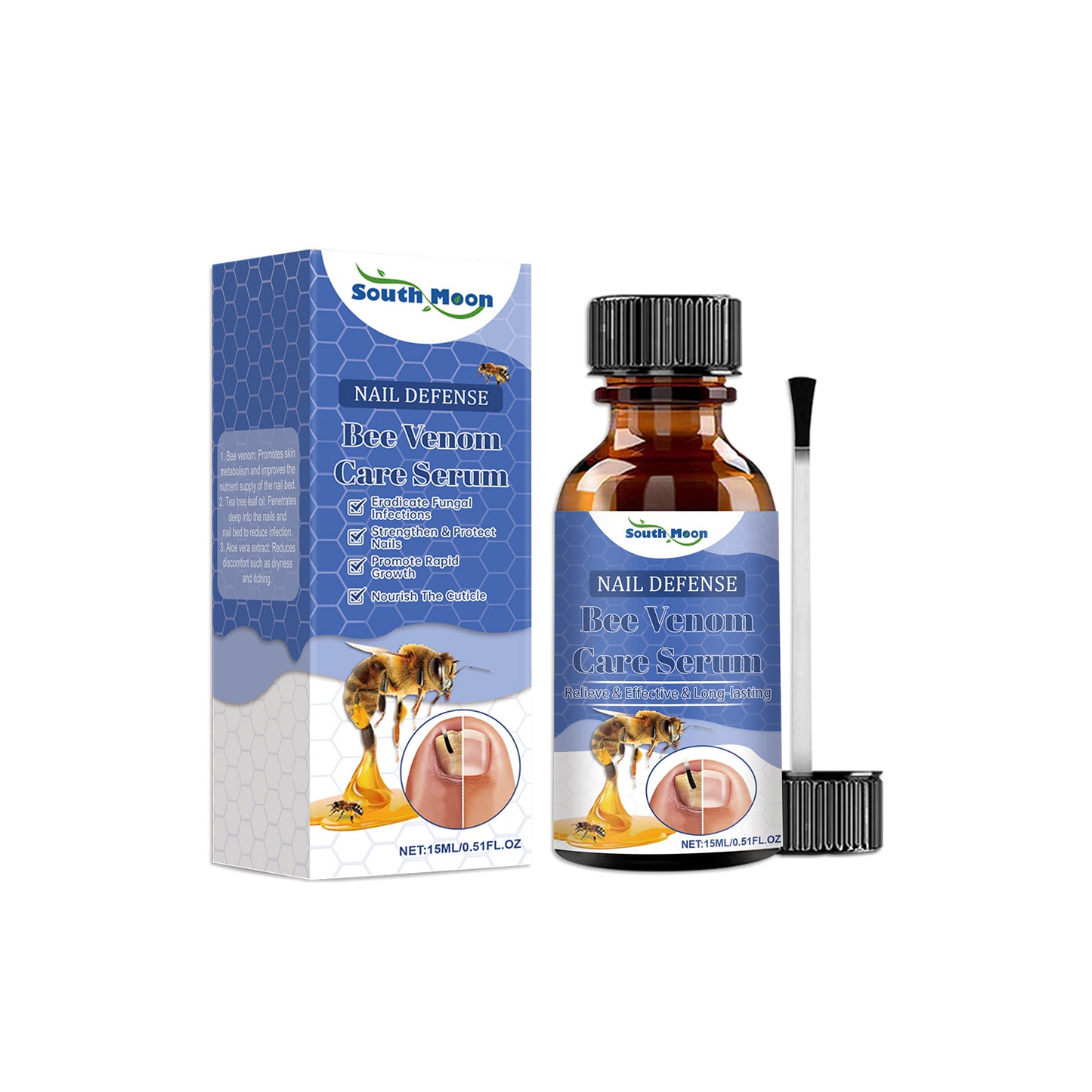 Bee Venom Nail Care Solution - Nourishing Nail Repair & Maintenance 15ml