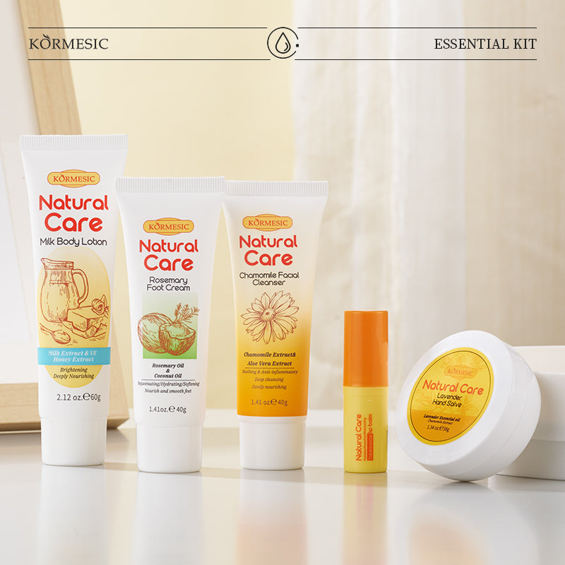 Natural Body Care Set for Healthy Skin - KORMESIC