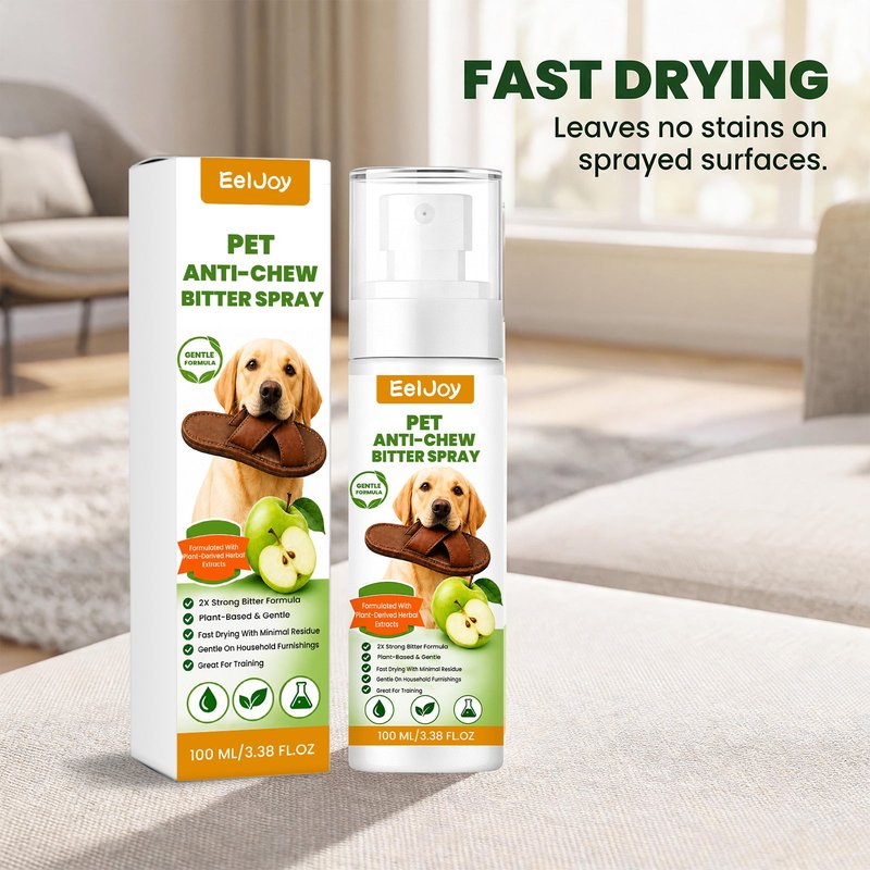 Pet Bitter-Scent Anti-Chewing Spray 100ml - Repels Pets from Biting