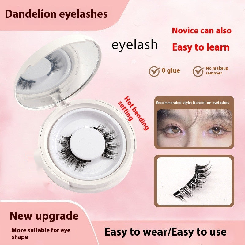 Magnetic False Eyelashes - Natural Mink Lash Set with Applicator Tool